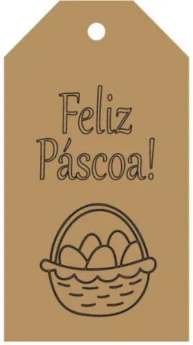 LPC-013 1un. - Aplique Laser Páscoa Imagem