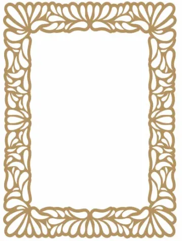 LR-818 1un. - Aplique Decorativo MDF