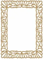 LR-818 1un. - Aplique Decorativo MDF