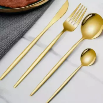 Nova Conjuntos De Faqueiros 24 Peças De Aço Luxo Inoxidáve - Foto 2