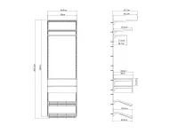 Kit modular Closet 02 DiCarlo - Foto 9