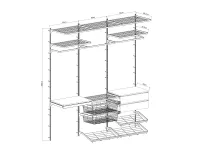 Kit modular Closet 07 DiCarlo - Foto 13