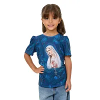 Baby Look Infantil Nossa Senhora de Fátima