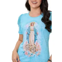 Baby Look Nossa Senhora das Graças - Foto 2