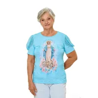 Baby Look Nossa Senhora das Graças - Foto 3