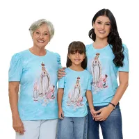 Baby Look Infantil Nossa Senhora de Fátima - Foto 2