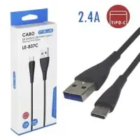 Cabo USB Tipo-C Preto p/ controle PS5 / Xbox Series - Foto 2