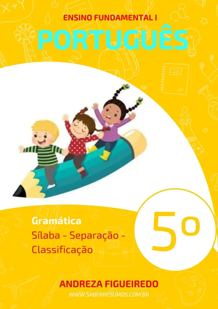 344 - Português - Gramática - Sílaba - Separação - Classificação - 5º ano - PDF com 4 páginas Imagem