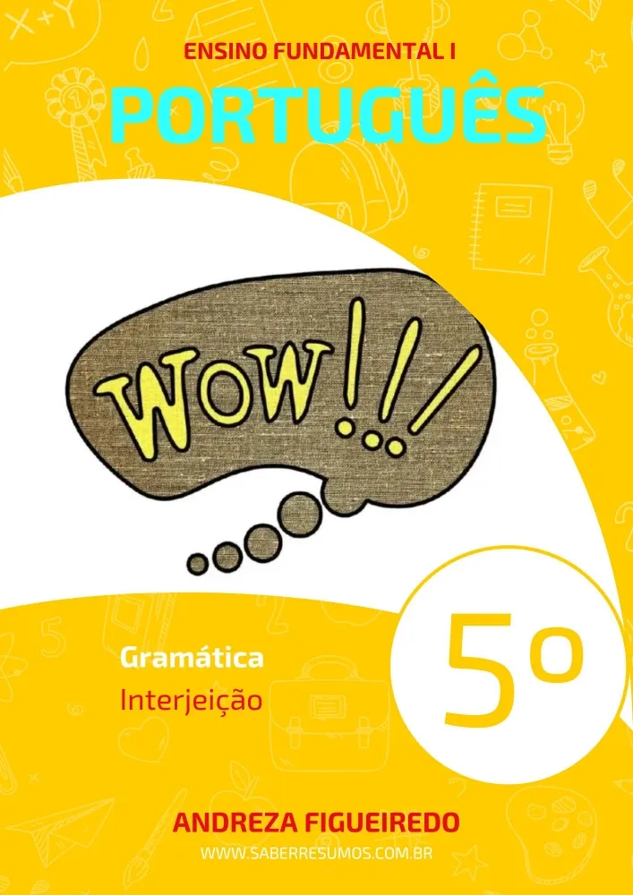 341 - Português - Gramática - Interjeição - 5º ano - PDF com 4 páginas Imagem