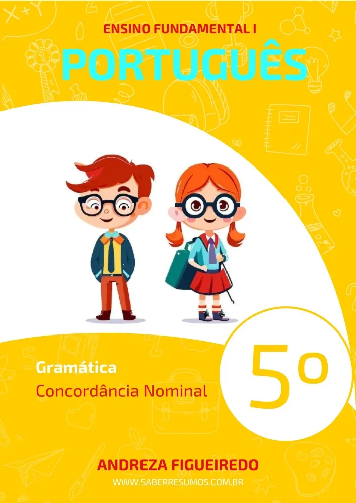 349 - Português - Gramática - Concordância Nominal - 5º ano - PDF com 4 páginas Imagem