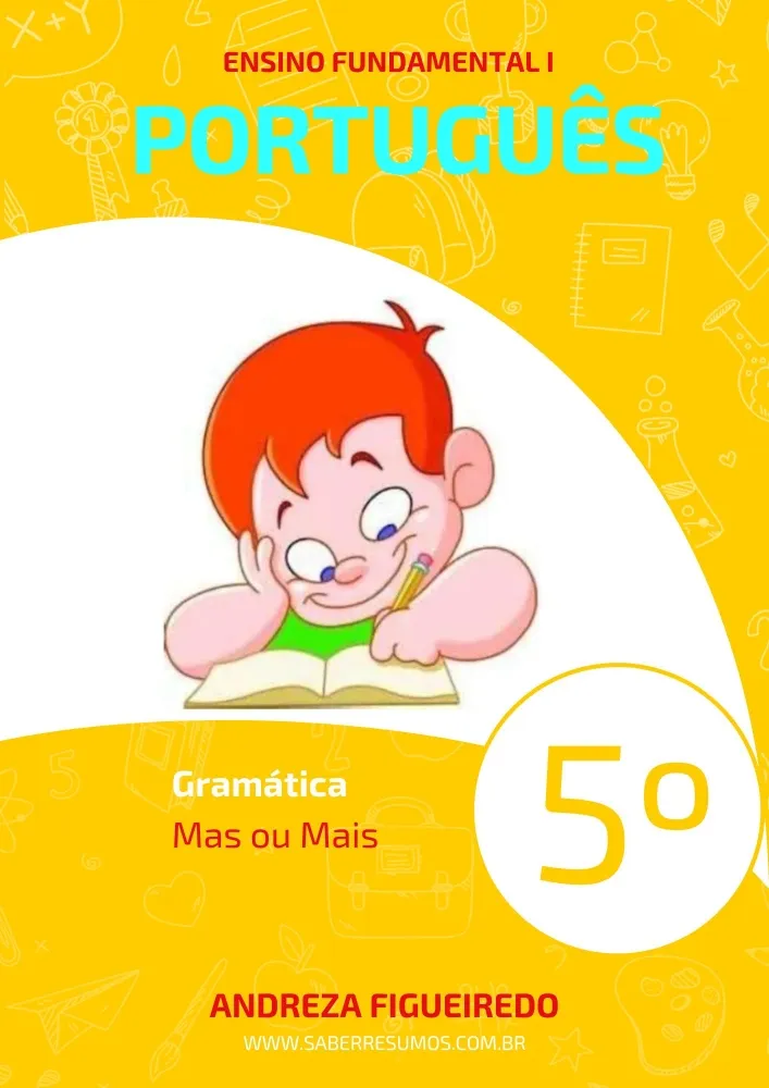 342 - Português - Gramática - Mas ou Mais - 5º ano - PDF com 3 páginas