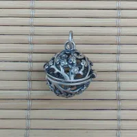 Pingente Difusor Pessoal de Prata 925 - chamador de anjo - P101 - Foto 3