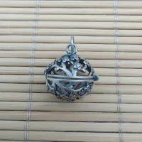 Pingente Difusor Pessoal de Prata 925 - chamador de anjo - P101 - Foto 5