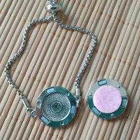 Pulseira Difusora de Óleos Essenciais Relicário Para AROMATERAPIA LÓTUS - P004 - Foto 5