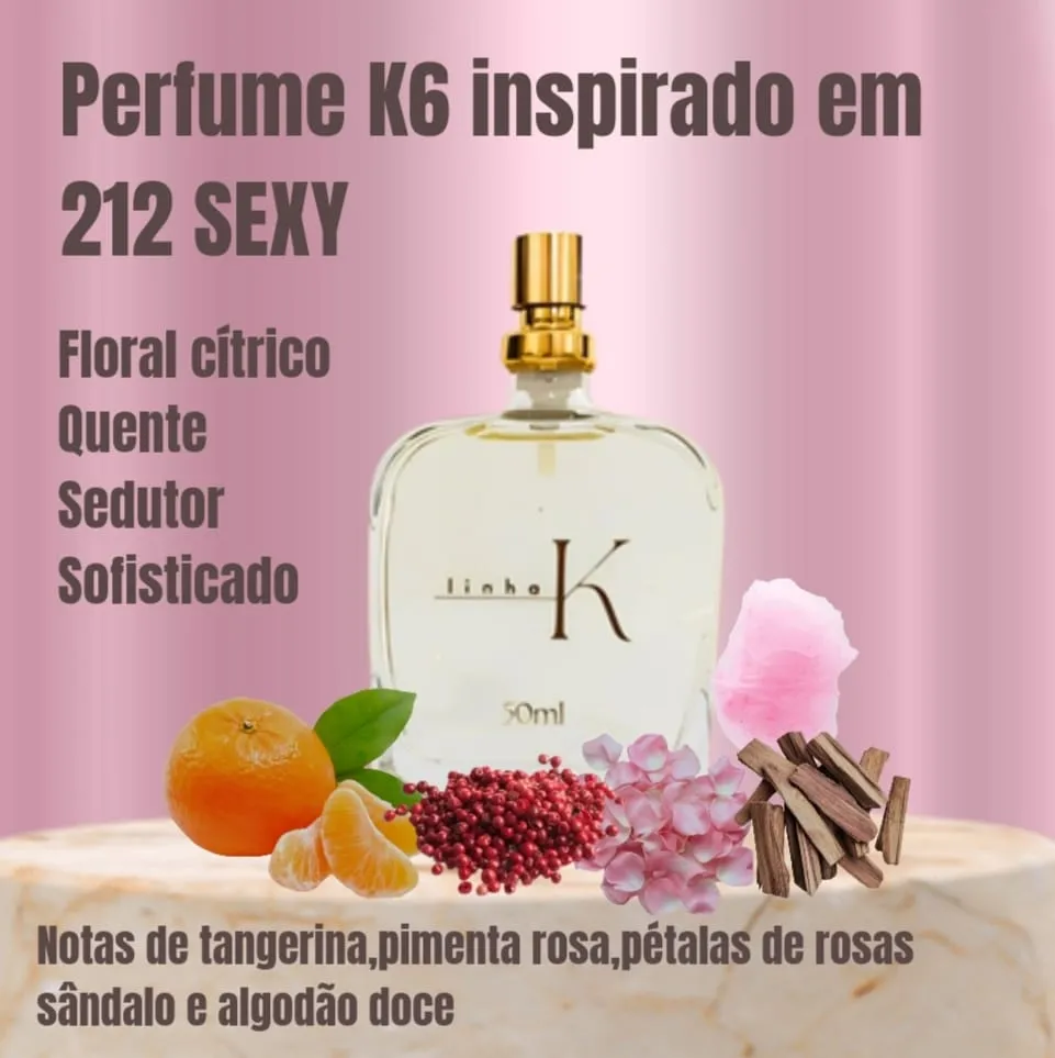 K6 Inspirado em 212 Sexy