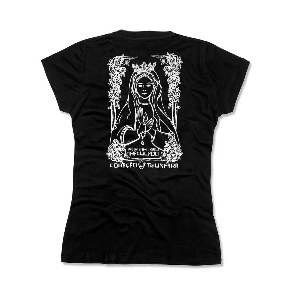 Baby Look Nossa Senhora de Fátima - PREMIUM