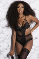 FANTASIA SEXY BODY COLEGUINHA COM DETALHES EM RENDA PRETA  Ref.: 02164 - Foto 4