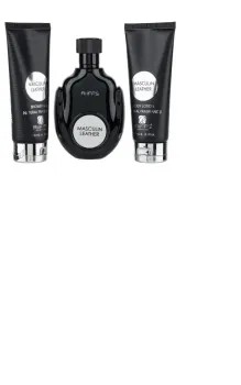 KIT RiiFFS MASCULIN LEATHER EDP POUR HOMME 100ML + SHOWER GEL 100ML + BODY LOTION 100ML