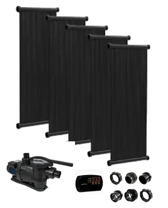 Kit Aquecedor Solar Piscina 13M² ou 14.000 Litros
