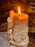 Vela anjo floral  - Foto 2
