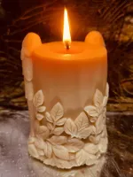 Vela anjo floral  - Foto 3