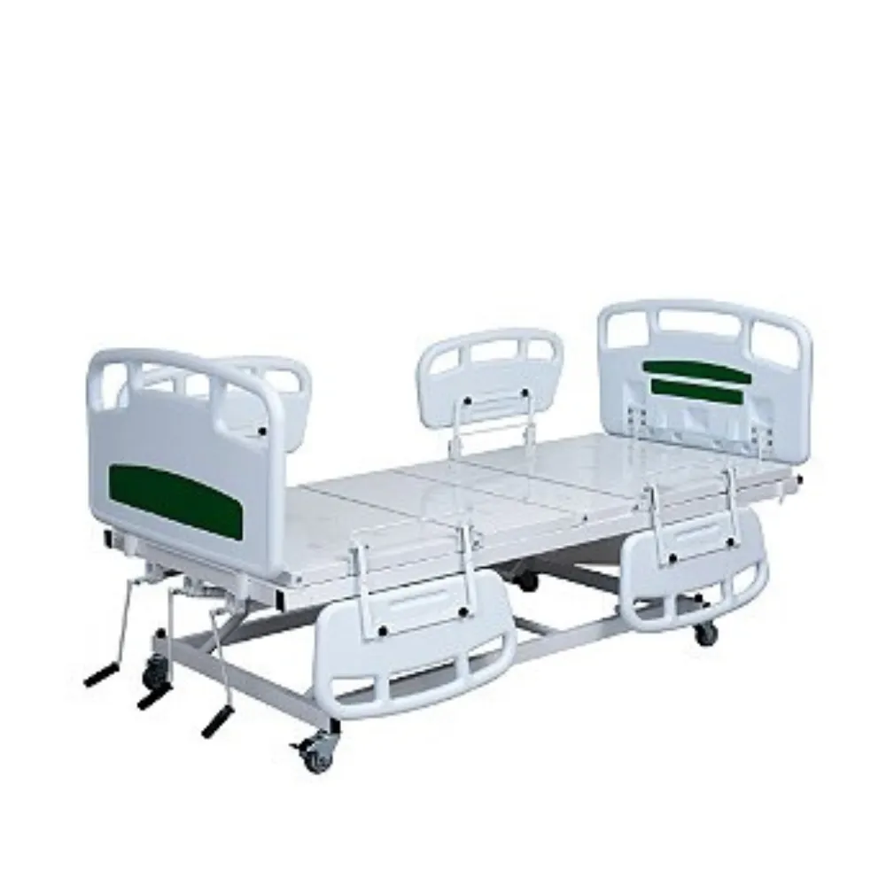 Cama Hospitalar 3 manivelas c/ grades Injetadas Santa Luzia