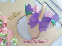 G1.871  Gabarito de Moldes em MDF Cestinha de Amor - Foto 2