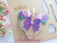 G1.871  Gabarito de Moldes em MDF Cestinha de Amor - Foto 4