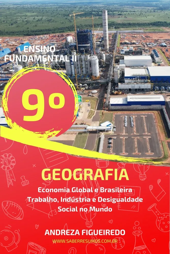 857 - Geografia - Economia Global e Brasileira - Trabalho, Indústria e Desigualdade Social no Mundo - 9º ano - PDF com 13 páginas Imagem