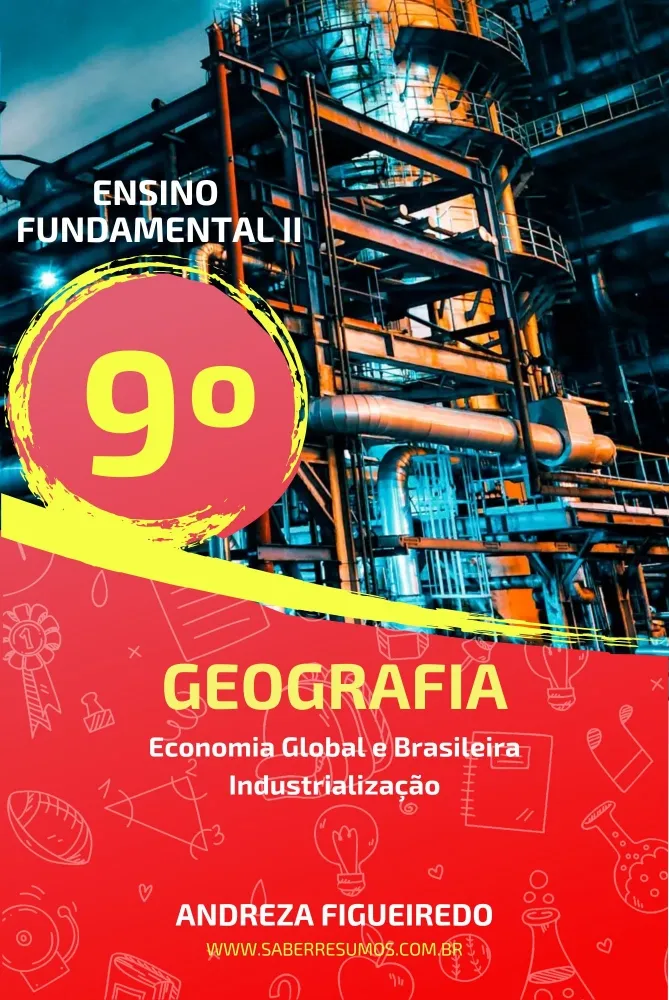 860 - Geografia - Economia Global e Brasileira - Industrialização - 9º ano - PDF com 11 páginas