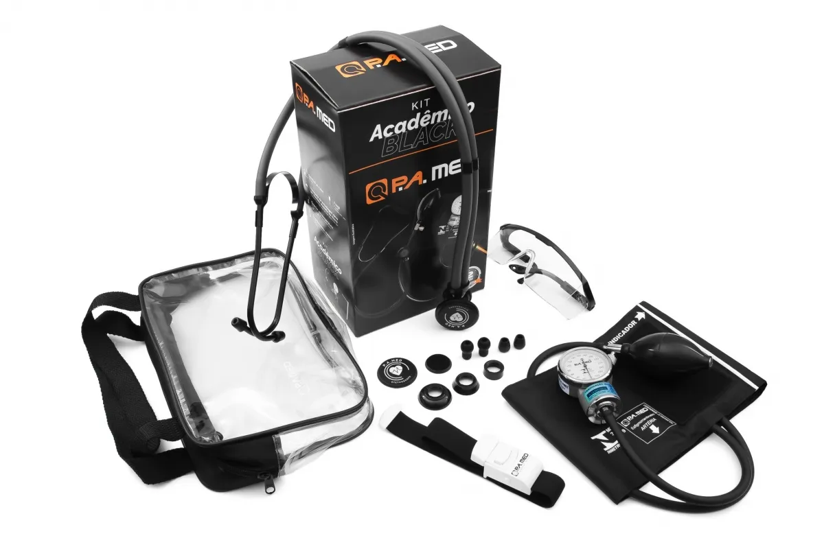Kit Enfermagem Completo com Bolsa Transparente  PA MED
