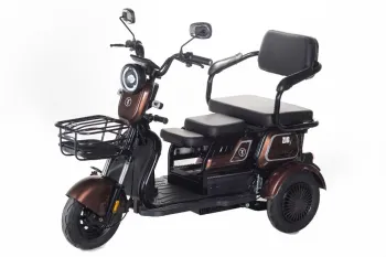 Triciclo Eletrico 1000w c/2 bancos  2026  Bikemoto 3 LUGARES