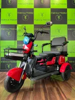 Triciclo Eletrico 1000w c/2 bancos  2024 Bikemoto 3 LUGARES - Foto 2