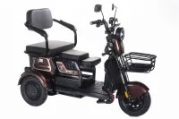 Triciclo Eletrico 1000w c/2 bancos  2024 Bikemoto 3 LUGARES - Foto 3