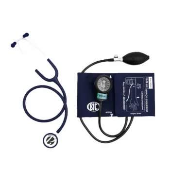 Conjunto Aparelho de Pressão Adulto + Estetoscópio Duplo – BIC