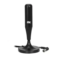 Antena Digital Interna Externa Hdtv Cabo 5 Metros Base Imã - Foto 3