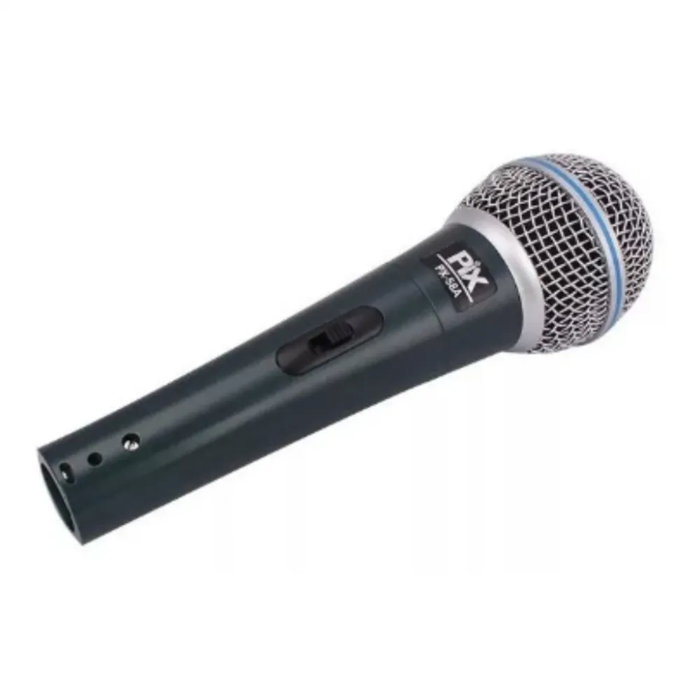 Microfone Dinamico Unidirecional Com Fio Px-58a
