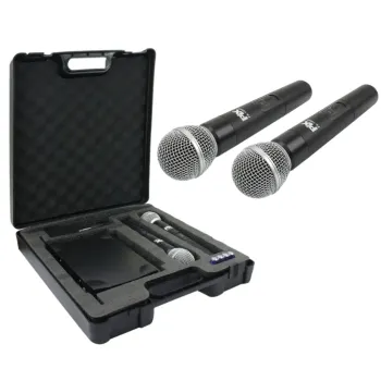 Microfones Profissional Wireless Uhf 60 Metros Com Receptor - Foto 2