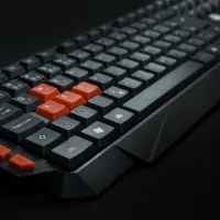 Kit Teclado E Mouse Gamer KG-03R Nemesis Start 2.0 Preto E Vermelho Usb - 5+ - Foto 5