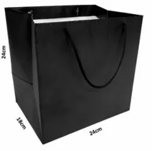 Sacolas Branca, Kraft ou Preta 24,0 x 24,0 x 18,0 Imagem