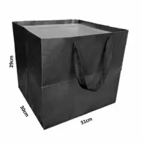 sacolas Rosa, Branca ou Preta 29,0 x 31,0 x 30,0