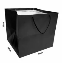 sacolas Preta 29,0 x 31,0 x 30,0 Imagem