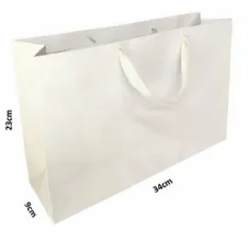 sacolas Preta, Azul Marinho, Branca ou Off White 23,0 x 34,0 x 9,0 Imagem