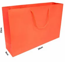 sacolas Laranja (foto) 23,0 x 34,0 x 9,0 Imagem