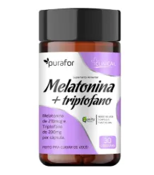Melatonina + Triptofano 30 Cápsulas - Purafor