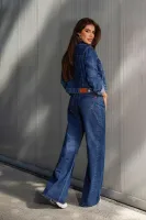 Jaqueta Jeans Revanche Feminina Azul Escuro - Foto 2