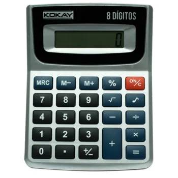 Calculadora De Mesa Escritório 8 Dígitos Comercial Display - Foto 2