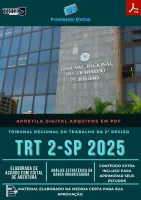 Apostila TRT 2 SP Analista Contabilidade 2025