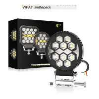 FARÓIS AUXILIARES LED DX SERIES MILHA LED 30W C/DRL AMBAR - Foto 2