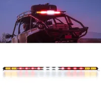 Barra de led traseira para UTV de 80cm  com seta, luz de ré branca, luz de freio vermelha